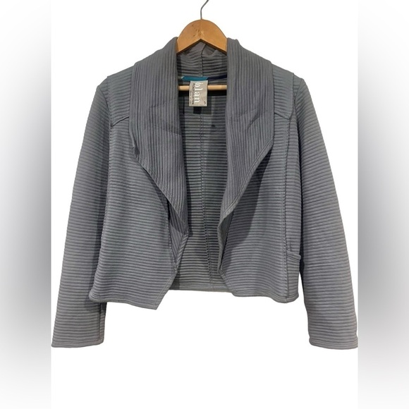 Anthropologies Dolan Left Coast Open Front Gray Cardigan Sweater Top Long Small - Picture 2 of 6